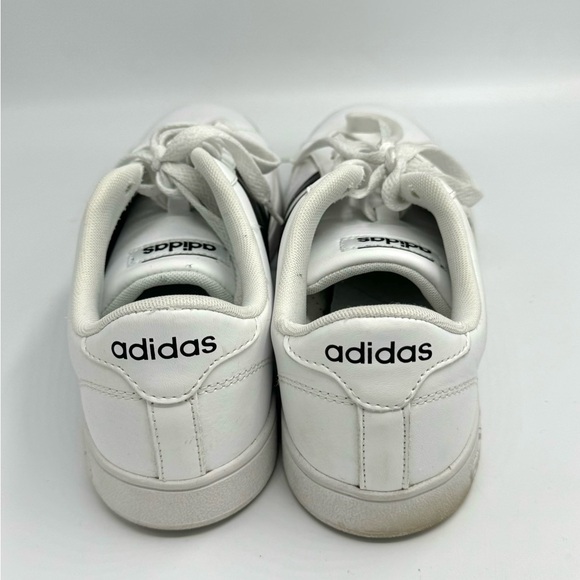 Adidas Neo Cloudfoam Classic white with black stripe sneakers women’s 9 - Picture 8 of 11